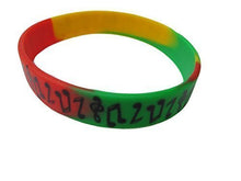 Load image into Gallery viewer, Fat-catz-copy-catz Adult Musical Note Silicone Fashion Unisex Rubber Bands Bracelets 1.2cm Width

