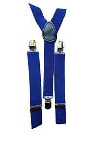 Fat-catz-copy-catz Quality Slim Narrow Adjustable Unisex Adult Child Elastic Clip-on Braces Suspender"Y" back Neon Belt One Size