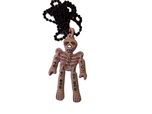 Fat-catz-copy-catz Moving Jointed Skeleton Skull Goth Fashion Metal Necklace 11