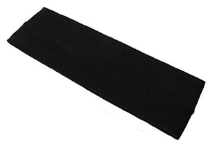 Bling Online 7cm Elasticated Fabric Headband. (Black)