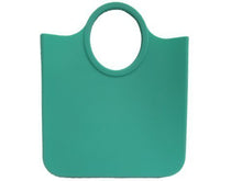 Load image into Gallery viewer, Fat-catz-copy-catz Cute Bright Neon Turquoise, Pink or Yellow Ladies Girls Cosmetic HandBag Silicone Fashion Purse Bag 18cmx19cm

