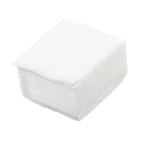 100 Pcs Women Make Up Remover White Rectangle Nail Polish Clean Cotton Pads