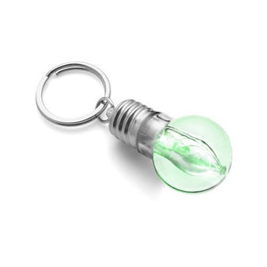 Colour Changing LED Light Bulb Flashing Torch Keyring Keychain