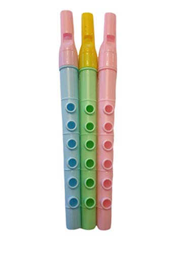 Fat-catz-copy-catz 5x Boys Girls plastic flutes, recorders musical instruments toys Gift Loot Bag Party Fillers Pass the Parcel Pinata Toys