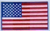 Body-Design USA Flag Iron On Patch