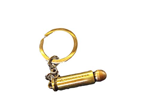 BULLETS KEYRING SOLID METAL REPLICA 8MM BULLET KEYRING CROSSFIRE MACHINE GUN PISTOL GIFTS4ALL