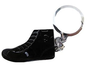 Fat-catz-copy-catz Black animated sneaker jordan enamel metal keyring key chain gift