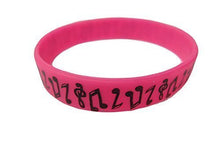 Load image into Gallery viewer, Fat-catz-copy-catz Adult Musical Note Silicone Fashion Unisex Rubber Bands Bracelets 1.2cm Width
