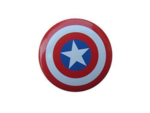 Fat-catz-copy-catz 1x Red Captain America Shield Marvel Superhero Badge 4cm Diameter