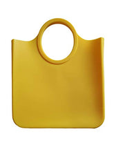 Load image into Gallery viewer, Fat-catz-copy-catz Cute Bright Neon Turquoise, Pink or Yellow Ladies Girls Cosmetic HandBag Silicone Fashion Purse Bag 18cmx19cm
