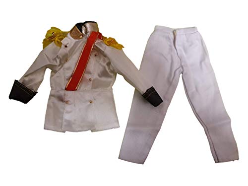 Fat-catz-copy-catz Made for Male Doll White Military clothes Jacket & Trousers 2 piece outfit