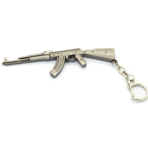 Mingfi AK47 Rifle Gun Metal Model Keyring Pendant #501