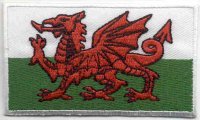 Body-Design Wales Flag Iron On Patch