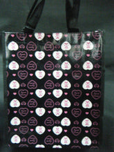 Load image into Gallery viewer, ECO FRIENDLY BLACK HEARTS LOVE LUNCH SHOPPING TRAVEL BAG FREE UK POST 30x25x9cm
