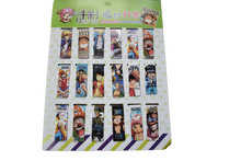 Load image into Gallery viewer, 2x Novelty Anime One Piece Zoro Luffy Magnetic Bookmark Page Markers Free UK P&amp;P
