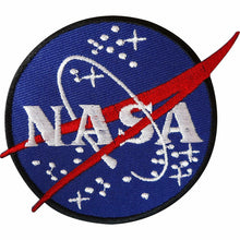 Load image into Gallery viewer, FASHION EMBROIDERY T-SHIRT NASA ASTRONAUT SPACE LOGO IRON SEW ON PATCH UK SELLER
