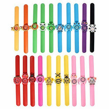 Load image into Gallery viewer, 10x MIXED BOYS &amp; GIRLS KIDS SLAP ON SNAP BAND SILICONE RUBBER WRIST WATCH UKSELL
