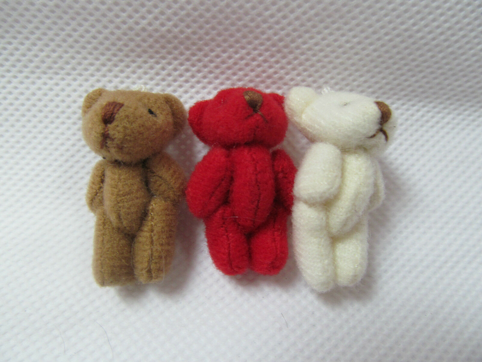 Miniature jointed sales teddy bears