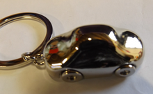 Load image into Gallery viewer, SILVER SOLID METAL CAR AUTO MOBILE KEYRING CHAIN FOB UK SELLER MENS GIFT IDEA
