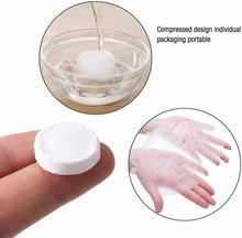 Load image into Gallery viewer, 10x COMPRESSED NATURAL FIBRE SKIN CARE PAPER COTTON DIY FACIAL SHEET MASKS
