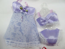 Load image into Gallery viewer, 12&quot; DOLL&#39;S SIZE CLOTHING SEXY LACE LINGERIE UNDERWEAR BRA KNICKERS BABY DOLL SET
