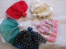 Load image into Gallery viewer, 3x DOLL&#39;S SIZED CLOTHING BALL GOWNS WEDDING DRESSES &amp; 3 PAIRS SHOES FREE UK P&amp;P
