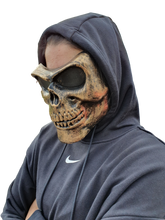 Load image into Gallery viewer, 3/4 Face Skull Kids Adults Unisex Fancy Dress Costume Mask Paintballing Free P&amp;P
