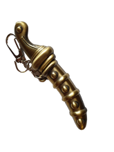 Load image into Gallery viewer, COLLECTOR&#39;S METAL REPLICA JAPANESE ANIME ONE PIECE DAGGER &amp; CASE SINBAD KEYRING
