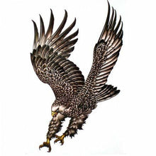 Load image into Gallery viewer, ONE SHEET MENS BOYS ARTY LARGE BLACK EAGLE &amp; SNAKE TEMPORARY TATTOOS 2 DESIGNS
