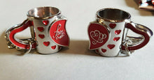 Load image into Gallery viewer, SET OF 2 UNISEX FRIENDSHIP COUPLES MUG KEYRINGS MAGNETIC GIFT IDEA UKSELLER
