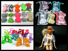 Load image into Gallery viewer, 12&quot; DOLL&#39;S SIZED CLOTHING 10+ ITEMS DRESS BIKINI UNDERWEAR LINGERIE SHOES BOOTS
