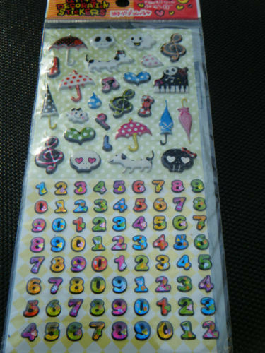 PUFFY 3D STICKERS