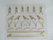 Load image into Gallery viewer, 12 SHEETS 3D NAIL ART TIPS STICKERS FALSE NAIL DESIGN MANICURE MOUSTACHE LETTERS
