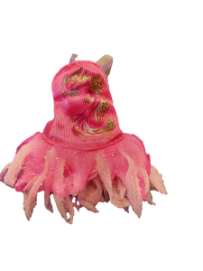 QUALITY SHELLY DOLL SIZED CUTE DRESSES 5 COLOURS: PINK BLUE SNOW WHITE PEACH UK