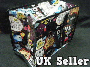 ECO FRIENDLY JAPANESE CARTOON ANIME PRINT LUNCH SHOPPING TRAVEL BAG FREE UK POST