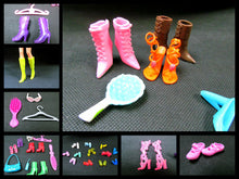 Load image into Gallery viewer, SET OF 7 SINDY DOLL SHOES, BOOTS &amp; ACCESSORIES RANDOM SELECTION UK SELLER

