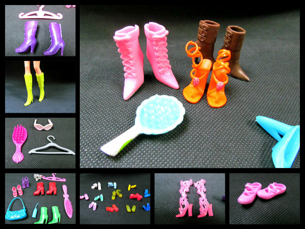 SET OF 7 SINDY DOLL SHOES, BOOTS & ACCESSORIES RANDOM SELECTION UK SELLER