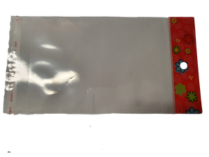 100x CLEAR CELLOPHANE PEEL & SEAL SELF ADHESIVE PLASTIC DISPLAY BAGS 2 SIZES