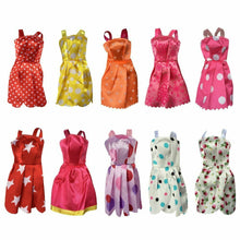 Load image into Gallery viewer, 1 x DOLLS SIZED SHORT PARTY FAIRY DRESS GOWN &amp; 1 PAIR SHOES BOOTS MADE FOR BARBIE
