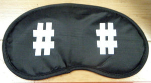 CUTE EYE SLEEPING MASKS BLINDFOLD TRAVEL COVER HASH TAG DOLLAR SLEEPING EYES UK