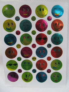 10 SHEETS METALIC REWARD SCRAP BOOK STICKERS 450-700 PER PACK STARS APPLES FACES