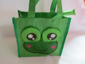 CUTE PINK KIDS LADIES LUNCH SHOPPING BAG BEAR, FROG, RABBIT WATERPROOF UK SELLER