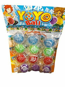 12x Boys Girls Kids colourful plastic spinning yo-yo's Gift Loot Bag Pinata Toys