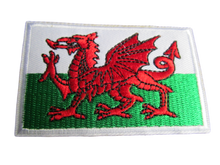 Load image into Gallery viewer, Wales National Patriotic Red Dragon St.David Flag Sew Iron on Embroidered Patch
