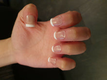 Load image into Gallery viewer, 24x Daily Wear Full Cover Natural Short Sheer Pink French Manicure False Nails
