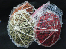 Load image into Gallery viewer, 5x GIRLS DOLLS PRINCESS WEDDING STYLE LACE UMBRELLA PARASOL 25cm x 28cm DIAMETER
