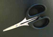 Load image into Gallery viewer, SMALL HOME OFFICE CLOTHING BLACK HANDLE 10cm STAINLESS STEEL SCISSORS FREE UKP&amp;P

