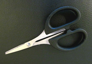 SMALL HOME OFFICE CLOTHING BLACK HANDLE 10cm STAINLESS STEEL SCISSORS FREE UKP&P