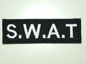 2x SWAT ARMY MILITARY FANCY DRESS IRON SEW ON PATCH BADGE EMBLEM TSHIRT UKSELLER