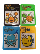 Load image into Gallery viewer, 4x Mini Sliding Puzzle Magic Cube Pinata Party Bag Fillers Kids Toys Sea Life
